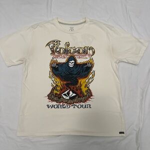 Volcom World Tour Graphic Men's T-Shirt Sz Large